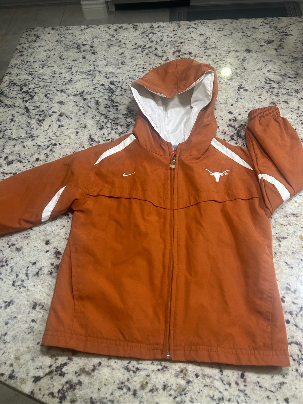 Nike Kids burnt orange Texas longhorn **signed by Earl Campbell